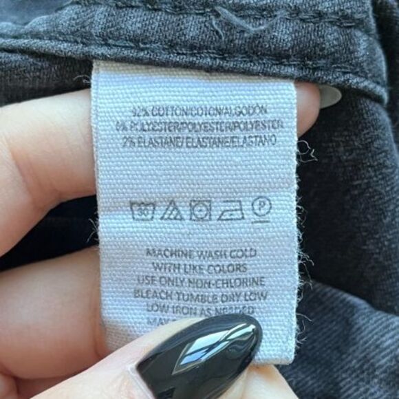 Free People Modern Femme Denim Skirt in Washed Black Size US 4 - Picture 5 of 5